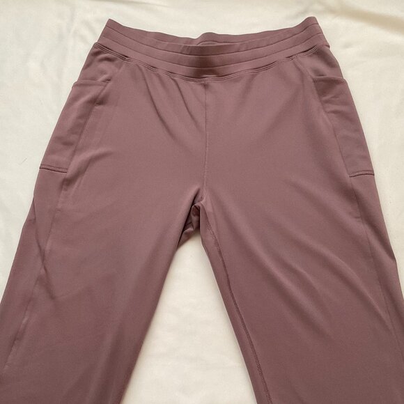 Fabletics On-The-Go Cold Weather Jogger Mauve Pink Women’s Size Large - Picture 2 of 9